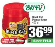 Black Cat Peanut Butter-400g Each