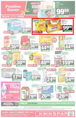 KWIKSPAR Western Cape : Christmas Super Savings (21 October - 09 November 2025), page 12