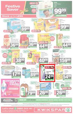 KWIKSPAR Western Cape : Christmas Super Savings (21 October - 09 November 2025), page 12