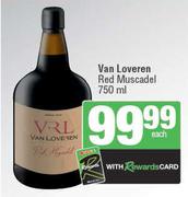 Van Loveren Red Muscadel-750ml
