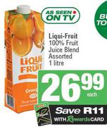 Liqui-Fruit 100% Fruit Juice Blend Assorted-1Ltr
