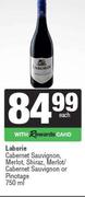 Laborie Cabernet Sauvignon,Merlot,Shiraz,Cabernet Sauvignon Or Pinotage-750ml