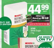 Spar White Sugar-2Kg Each