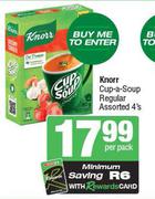 Knorr Cup A Soup Regular Assorted-4's Per Pack