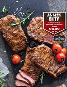 Signature Class A 28-Day Matured Bulk Sirloin Steaks-Per kg