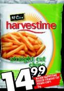 McCain Harvestime Frozen Straight Cut Potato Chips-1kg