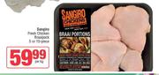 Sangiro Fresh Chicken Braai Pack 5 Or 10 Piece-Per Kg