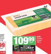 Spar Cheddar Cheese-700g Each