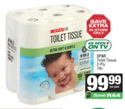 Spar Toilet Tissue 2 Ply (18's Pack)-Per Pack
