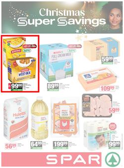 SPAR Western Cape : Christmas Super Savings (21 October - 09 November 2025), page 1