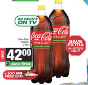 Coca-Cola Regular-For 2 x 2Ltr