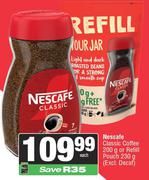 Nescafe Classic Coffee 200g Or Refill Pouch 230g (Excl. Decaf)-Each