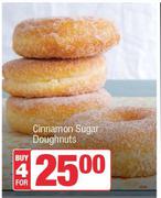 Cinnamon Sugar Doughnuts-For 4
