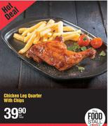 Chicken Leg Quarter With Chips-Per Meal