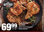 Your Butcher By Spar Bulk Pork Shoulder Braai Shops-Per Kg