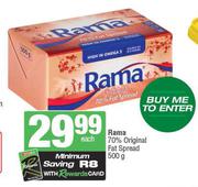 Rama 70% Original Fat Spread-500g Each