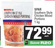 Spar Southern Style Chicken Mixed Portions-1Kg