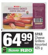 Spar Cheese Grillers Assorted-425g