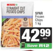 Spar Frozen Chips-1kg