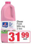 Clover Fresh Milk Jug-2Ltr