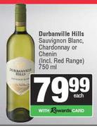 Durbanville Hills Sauvignon Blanc, Chardonnay Or Chenin (Incl. Red Range)-750ml Each