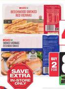Spar Red Or Smoked Viennas-500g Each