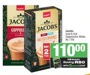 Jacobs Iced & Hot Cappuccino Sticks-For 2 x 8s/10s