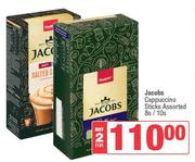 Jacobs Cappuccino Sticks Assorted-For 2 x 8s/10s Pack