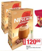 Nescafe Cappuccino Sticks Assorted-For 2 x 10s