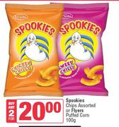 Spookies Chips Or Flyers Puffed Corn-For 2 x 100g