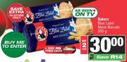 Bakers Blue Label Marie Biscuits-For 2 x 200g