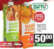 Liqui Fruit 100% Fruit Juice Blend-For 2 x 1L