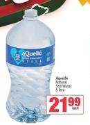 Aquelle Natural Still Water-5L Each