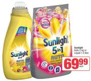 Sunlight Auto 2kg Or Liquid 1.5Ltr-Each