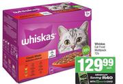 Whiskas Cat Food Multipack-12s Each