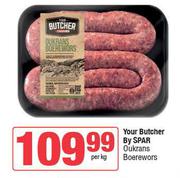 Your Butcher By Spar Oukrans Boerewors-Per Kg