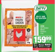 Spar IQF Chicken Mixed Portions-4kg Each