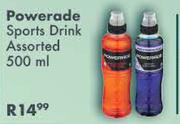 Powerade Sports Drink Assorted-500ml Each