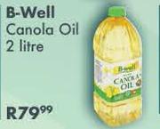 B-Well Canola Oil-2Ltr