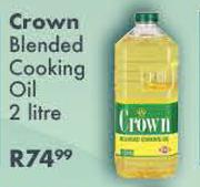 Crown Blended Cooking Oil-2Ltr