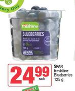 Spar Freshline Blueberries-125g Each