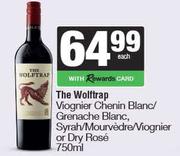 The Wolftrap Viognier Chenin Blanc/Grenache Blanc,Syrah/Mourvedre/Viognier Or Dry Rose-750ml