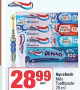 Aquafresh Kids Toothpaste-75ml Each