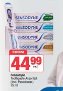 Sensodyne Toothpaste Assorted-75ml Each