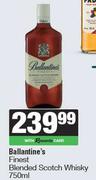Ballantine's Finest Blended Scotch Whisky-750ml