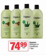 Organics Shampoo Or Conditioner-1Ltr Each