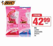 Bic Ladies Disposable Razors-5s Pack