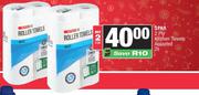 Spar 2 Ply Kitchen Towels Assorted-For 2 x 2s