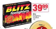 Blitz Firelighters 12 Piece-1's Each