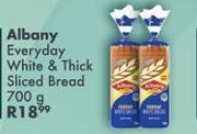 Albany Everyday White & Thick Sliced Bread-700g